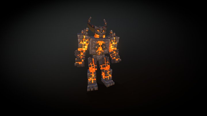 Lava boss 3D Model