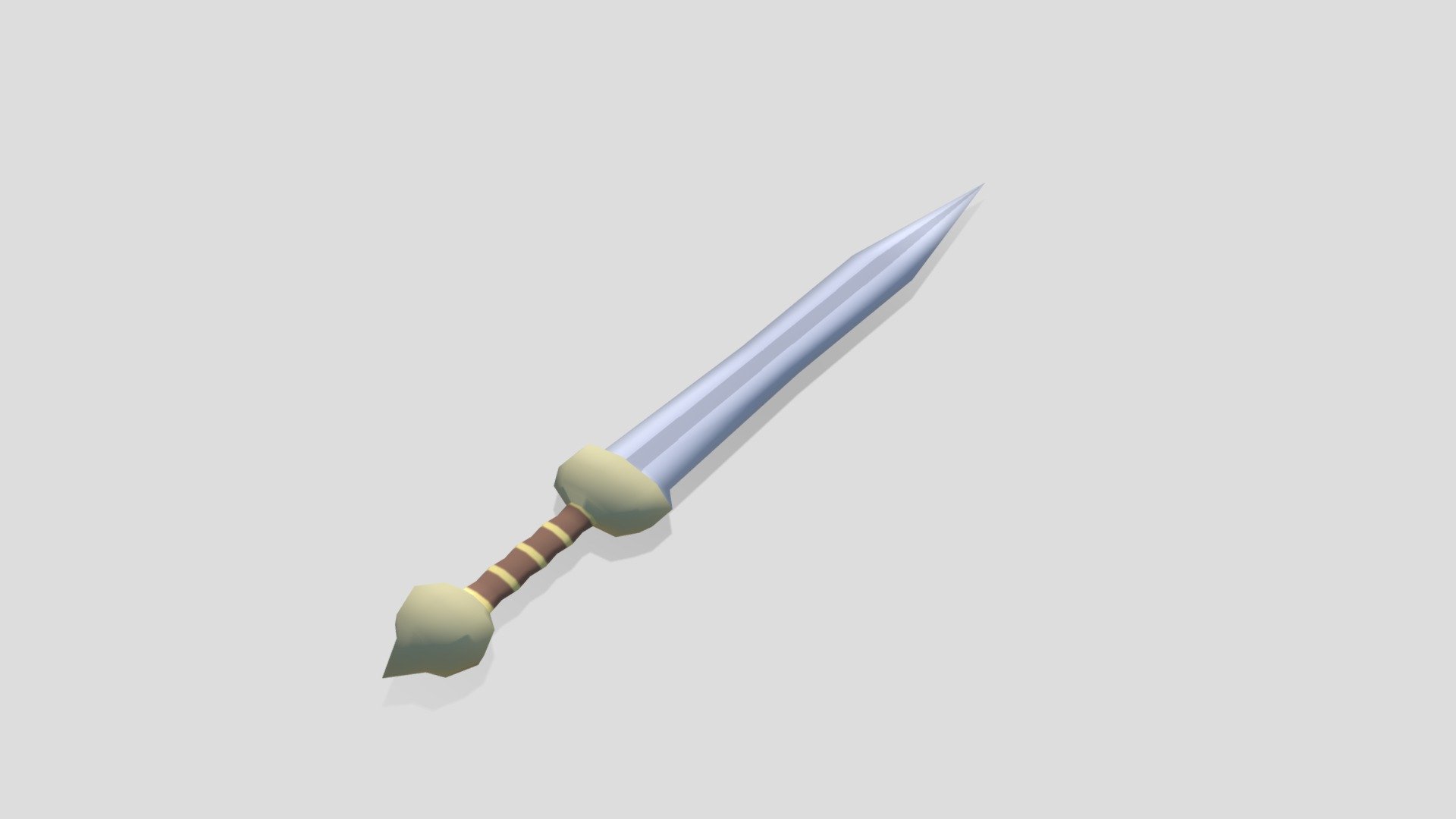 Roman Gladius sword (lowpoly)
