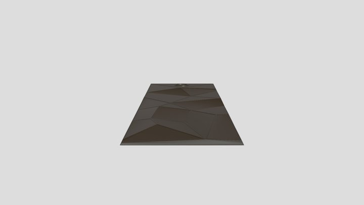 Parametric Design Chocolate Bar 3D Model
