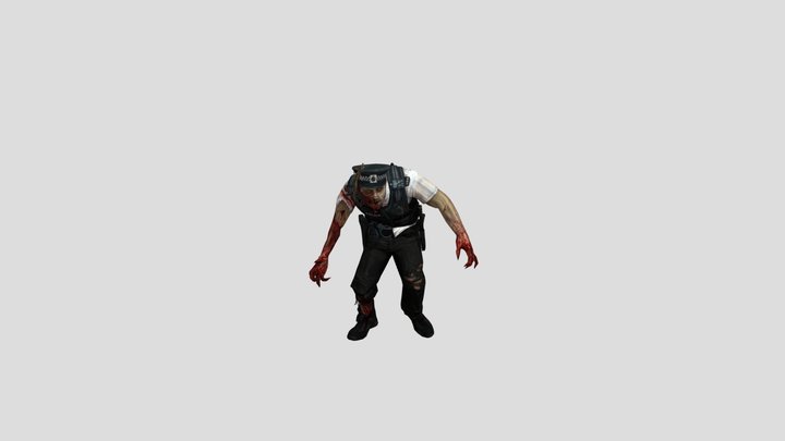 Zombie Run 3D Model
