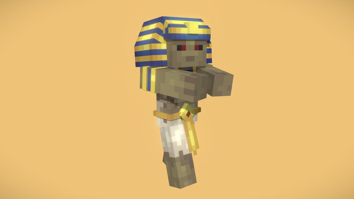 Zombie Pharaoh 3D Model