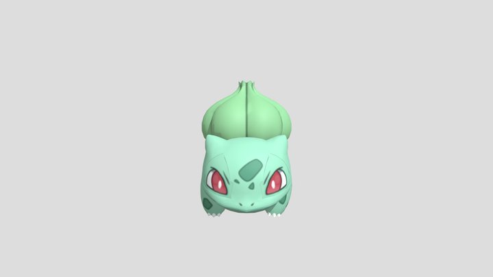 Bulbasaur Anim Attack 3D Model