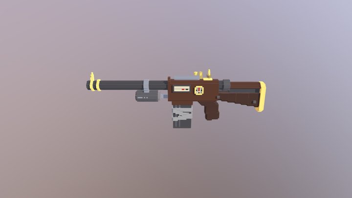 SteamRifle 3D Model