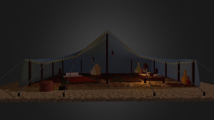Tent Environment Design 3D Model