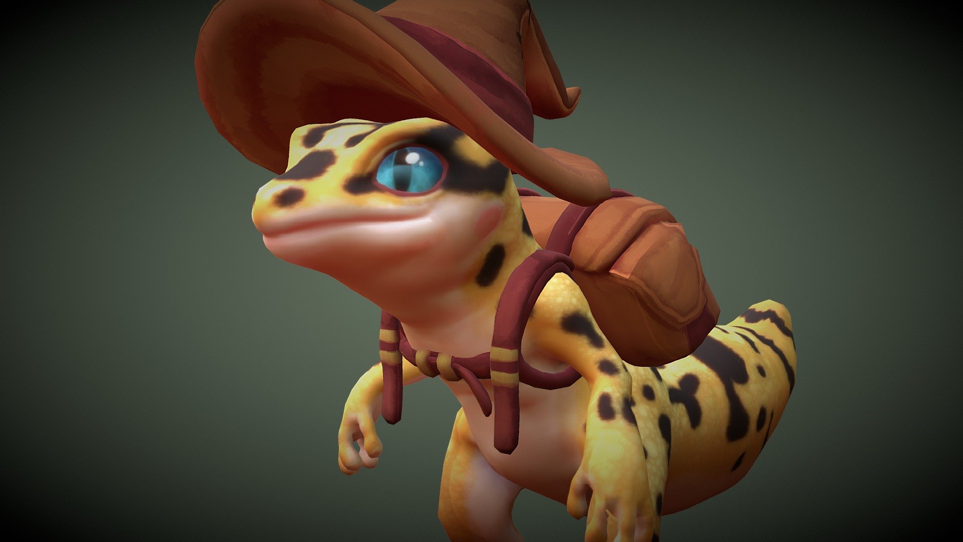 Gecko - 3D model by nauticalnuisance [c45bc4f] - Sketchfab