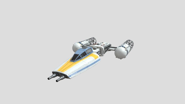 Y-Wing Star Wars – Gratis 3D-model STL