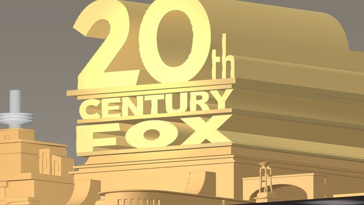 20th Century Fox Logo 3D Model