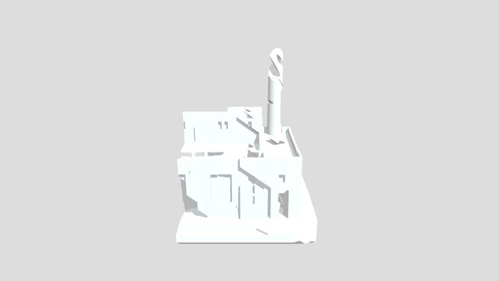 Chunk Model B 3D Model
