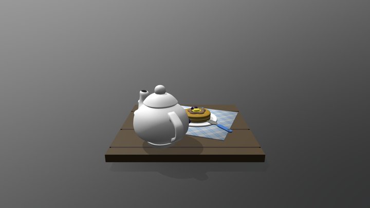 Lencinho azul 3D Model