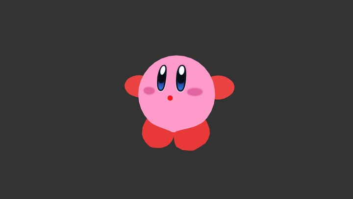 Custom Edited - Kirby Customs - Kirby 3D Model