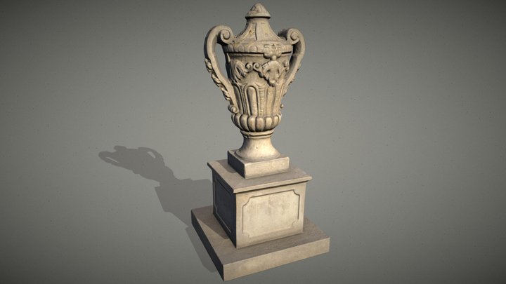 Stone decoration - Wrocław, Poland 3D Model
