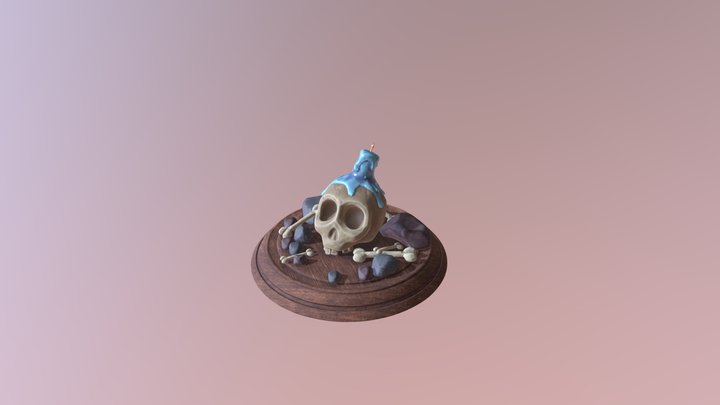 UF2_EX5_Calavera_substance_Ayra_Lopez 3D Model