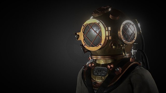 Diver 3D Model