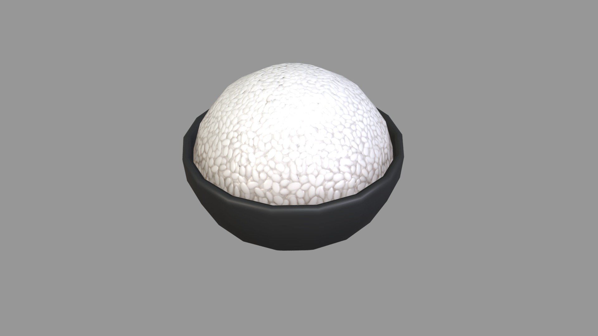 Rice Bowl - Buy Royalty Free 3D model by bariacg [c45ffa3] - Sketchfab ...