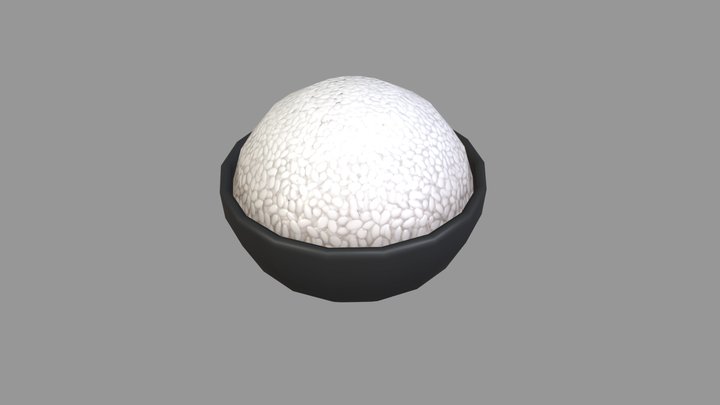 Rice Bowl 3D Model