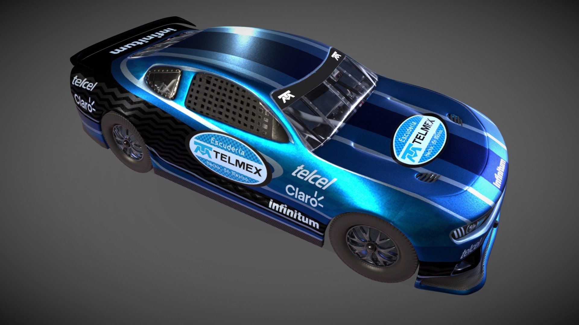 NASCAR paint desing 3D model by SweetKaos [c461677] Sketchfab