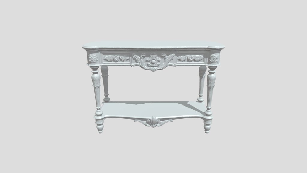 ornate carved wooden console table
