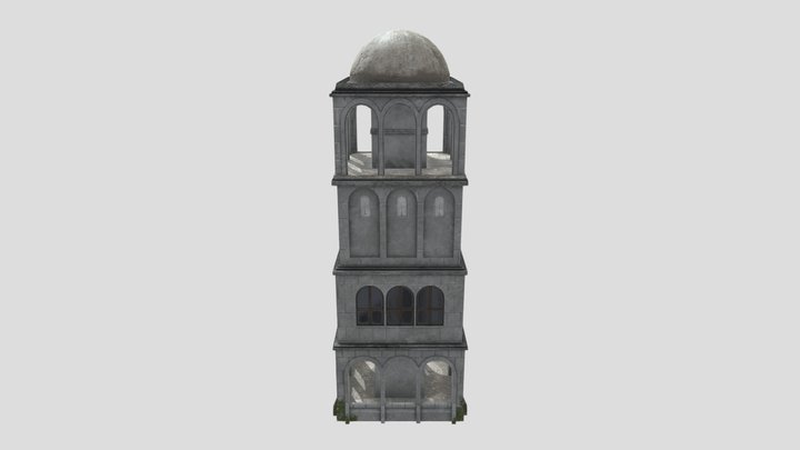 Gondorian Building 3D Model