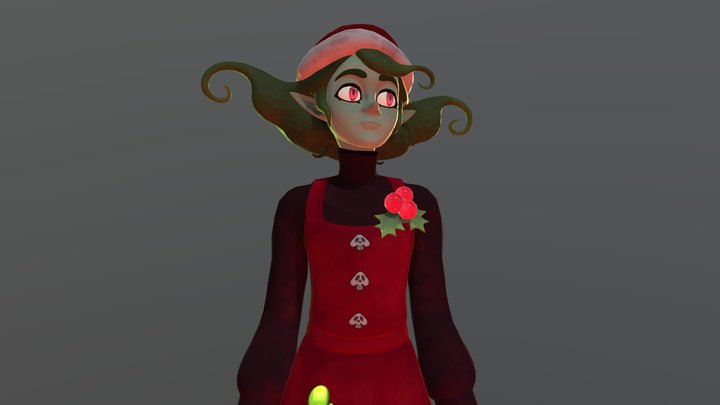 Grotty (Evil Santa) 3D Model