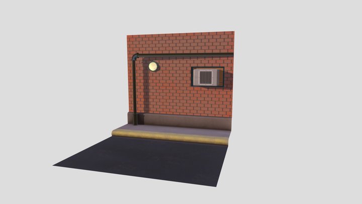 Alley 3D Model