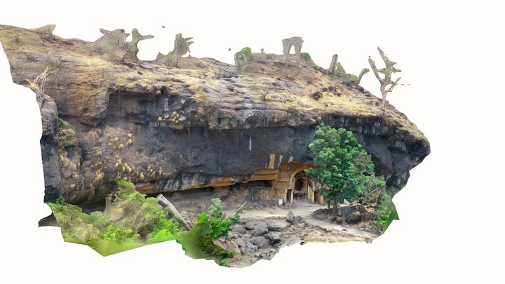 Kondhane Buddhist Caves, Karjat Maharashtra 3D Model