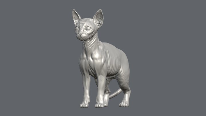 Sphinx 3D Model