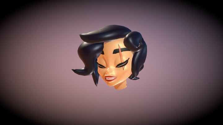 Iris lips &tongue 3D Model