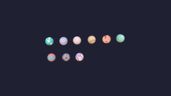 Solar System_Planets 3D Model