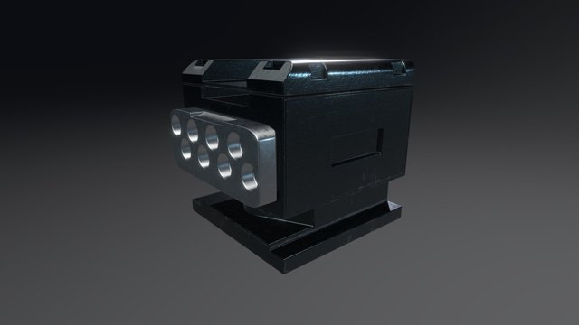 Mysterious Steel Element 3D Model