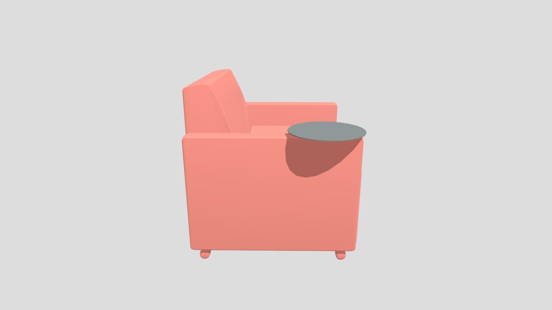 Ahmanson Lab Steelcase Red Chair