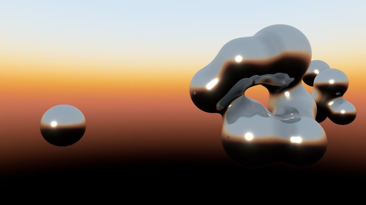 BLOBS_MAX_anim 3D Model