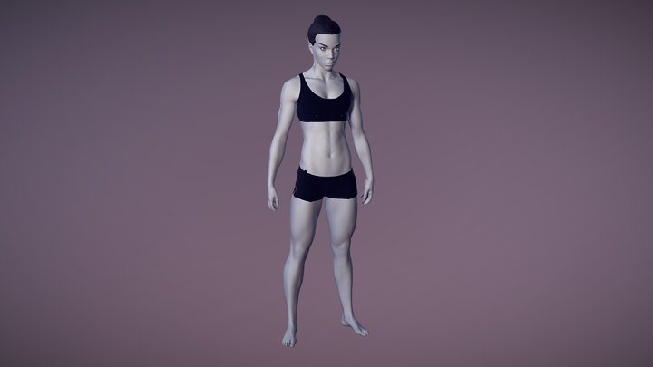 Female Basemesh 08 3D Model