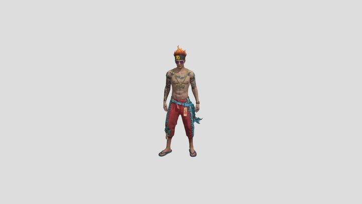 free fire alwaro 3D Model