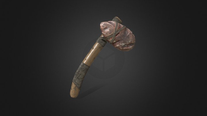Stone Axe 3D Model