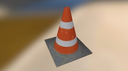 Street Cone 3D Model
