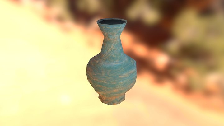 Egyptian Vase 03 3D Model