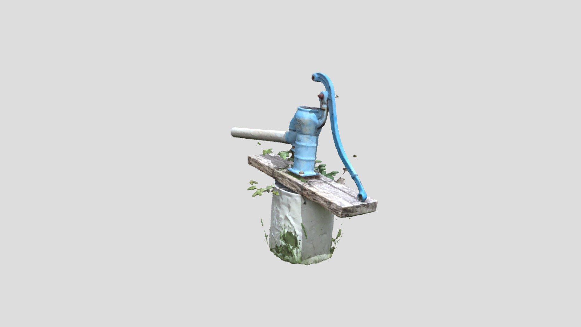 Well water pump - Download Free 3D model by Yoshikazu Takayama (@t ...