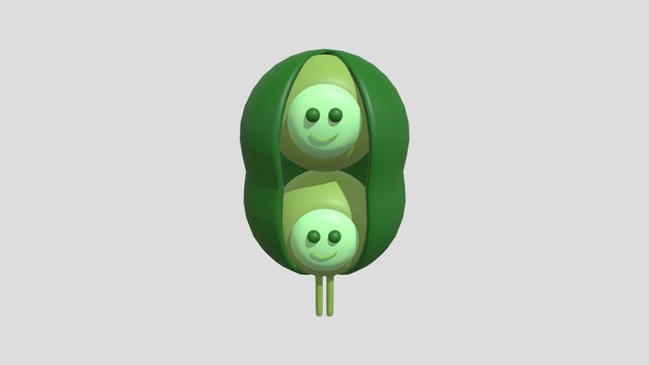 3D Sketchbook 10 - Two Peas In A Pod 3D Model