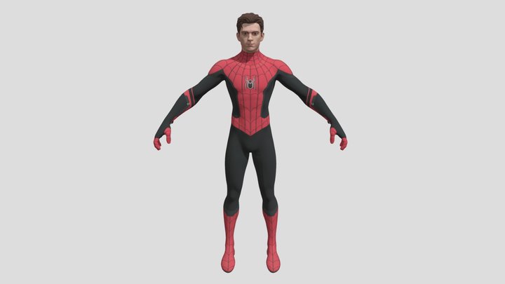 Fortnite: Spiderman No Way Home Peter Parker 3D Model