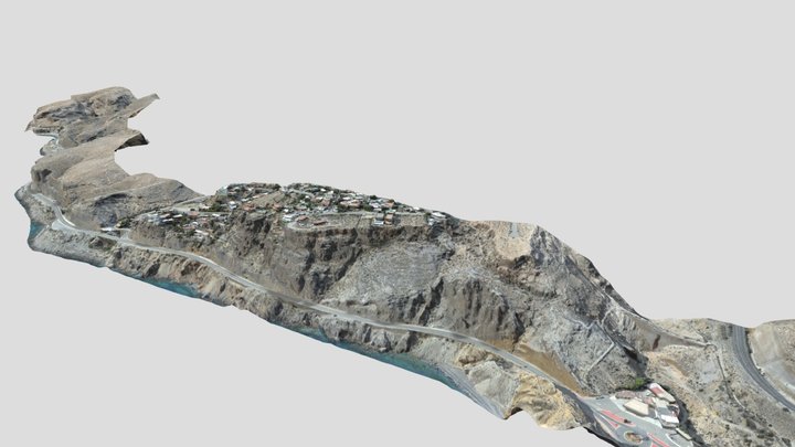 Cañarete tramo de 3kms desde rotonda de Almería 3D Model