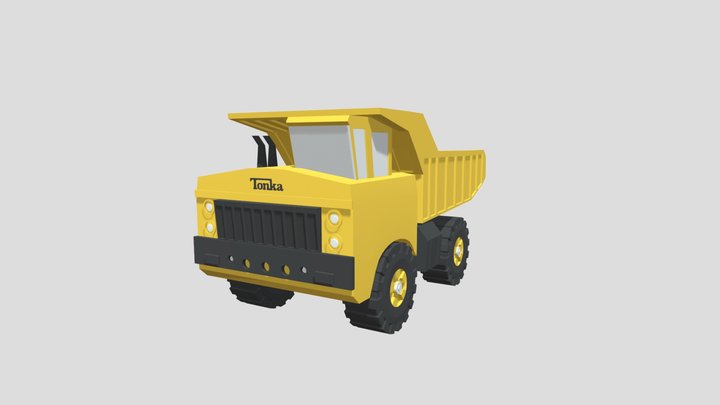 Tonka Truck 3D Model