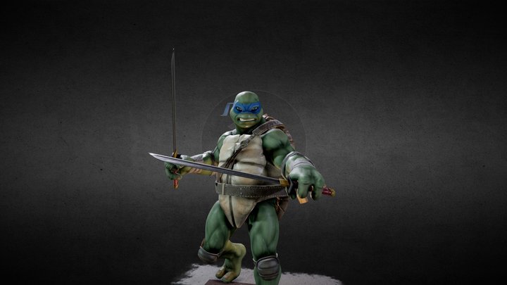 Teenage Mutant Ninja Turtles _ Leonardo 3D Model