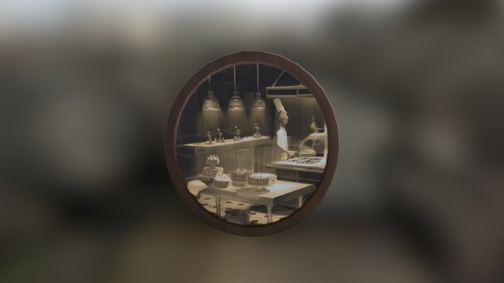 Pictureframe Cir 3D Model