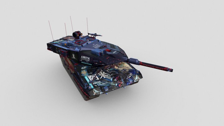 Strv122B-PLSS + Amiya 3D Model