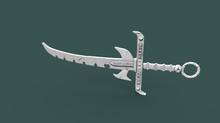 Sword Sculpted 3D Model