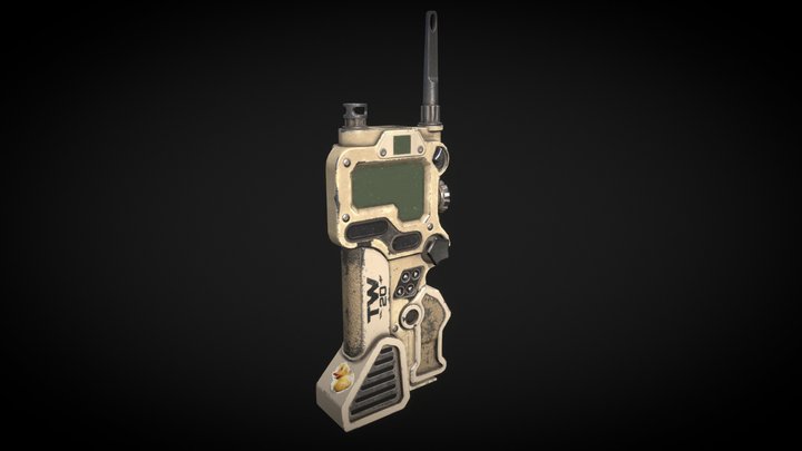 DAE Walkie-talkie outpost 3D Model