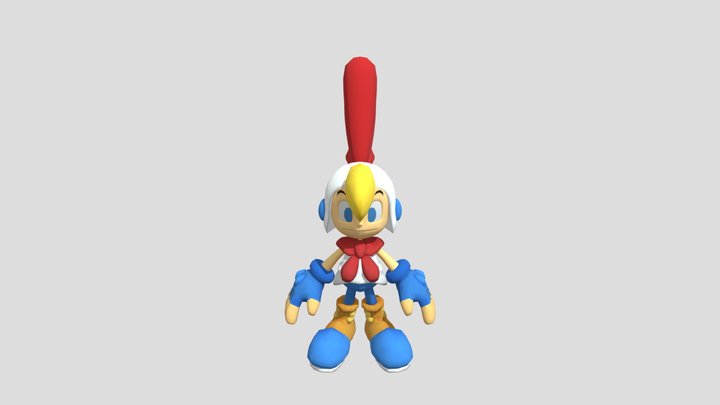 Sonic And SEGA All Stars Racing - Billy Hatcher 3D Model