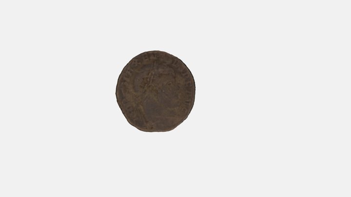 Maxentius Coin 3D Model