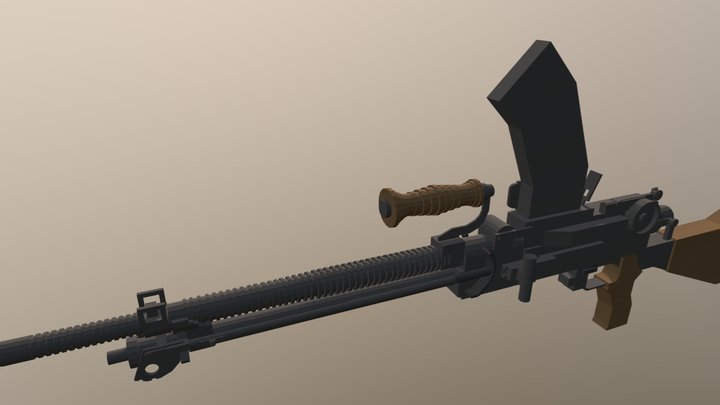 type96lmg 3D Model