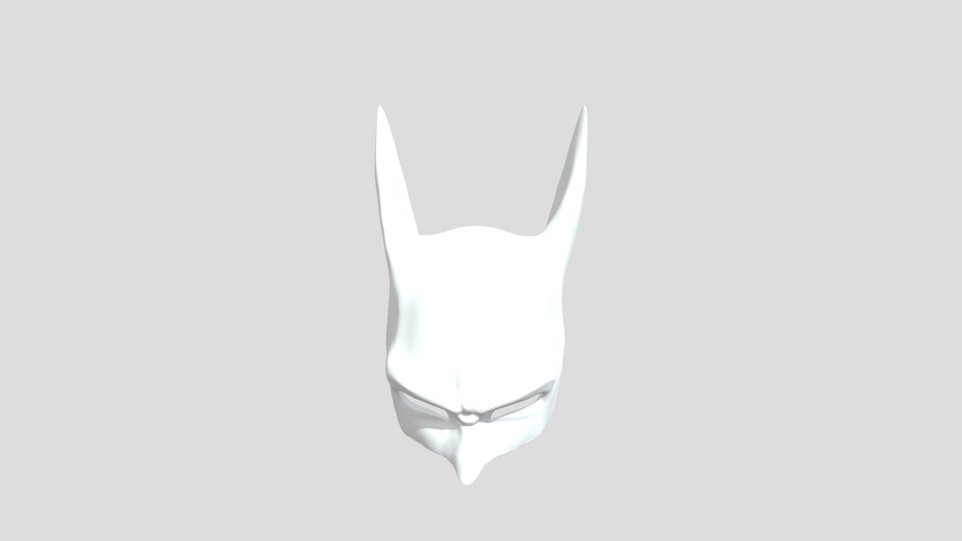 Batman Mask Template 3d